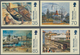 Bermuda-Inseln: 2001, Paintings From Charles Lloyd Tucker Complete IMPERFORATE Set Of Four, Mint Nev - Bermuda