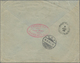 Brasilien: 1899, 100 R Rose/black And Two Items 1000 R Green/violet On Registered Letter From Porto - Other & Unclassified