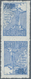 Brasilien: 1934, Cardinal Pacelli's Visit, 700r. Blue, Tête-bêche Pair, Fresh Colour, Unused No Gum. - Andere & Zonder Classificatie