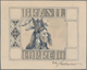 Brasilien - Besonderheiten: 1950 (ca.), "INDIAN", Unaccepted Design In Pen And Ink On Heavy Paper, S - Other & Unclassified