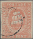 Britisch-Guyana: 1857, Ship Type Definitive 1c. Dull Red (type C) Imperforate With Good To Wide Marg - British Guiana (...-1966)