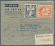 Delcampe - Britisch-Guyana: 1950/1971, Five Formular AIRLETTERS Bearing Different Definitives All Commercially - Brits-Guiana (...-1966)