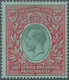 Britisch-Ostafrika Und Uganda: 1912 Kenya, Uganda & Tanganyika: KGV. 500r. Green & Red On Green, Min - East Africa & Uganda Protectorates