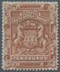 Britische Südafrika-Gesellschaft: 1892 £10 Brown, Perf 14½, MINT With First Hinge On Large Part Orig - Unclassified