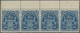 Britische Südafrika-Gesellschaft: 1901, £5 Blue, Top Marginal Horiz. Strip Of Four, Unused No Gum. - Zonder Classificatie