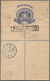 Britische Südafrika-Gesellschaft: 1909 Postal Stationery Registered Envelope 4d. Ultramarine With Cu - Zonder Classificatie