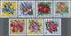 Burundi: 1973, Orchids Complete IMPERFORATE Set Of Seven Airmail Stamps, Mint Never Hinged And Scarc - Nuovi