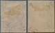 Neufundland: 1861-62, ONE SHILLING, Deep Rose-lake Unused (SG 20), Signed, And ONE SHILLING Rose Wit - 1857-1861