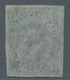 Kanada: 1855, 10 D Dull-blue On Thin Wove Paper, Imperf, Used, B.P.A. Cert Und Cert Holcombe (SG3.50 - Gebraucht
