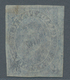 Kanada: 1855, 10 D Dull-blue On Thin Wove Paper, Imperf, Used, B.P.A. Cert Und Cert Holcombe (SG3.50 - Used Stamps