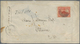 Kanada: 1865 Letter From Sarnia To Ottawa With Single Franking 5 Cents Red-orange And Black One-line - Gebraucht