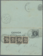 Canada - Ganzsachen: 1896, Two Postal Stationery Letter Cards 1c Black With Additional Franking Four - 1903-1954 De Koningen