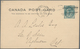 Delcampe - Canada - Ganzsachen: 1900/1901, Three Postal Stationery Cards 1c Blue-green With Additional Printing - 1903-1954 De Koningen