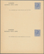 Canada - Ganzsachen: 1925 Unused And Unfolded Pair Of A Postal Stationery Postcard 1/2 Cent 'BUSINES - 1903-1954 De Koningen