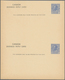 Canada - Ganzsachen: 1925 Unused And Unfolded Pair Of A Postal Stationery Postcard 1/2 Cent 'BUSINES - 1903-1954 Kings