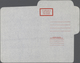 Canada - Ganzsachen: 1948 Unused And Unfolded Aerogram 10 Cents Dark Blue On Grey Paper, Red Colour - 1903-1954 De Koningen