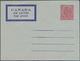 Canada - Ganzsachen: 1950 (ca.), Air Letter KGVI 15c. Red With MISSING BLUE PRINTING (inscription An - 1903-1954 Könige