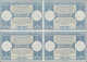 Costa Rica: 1947/1948. Lot Of 2 Different Intl. Reply Coupons (London Type) Each In An Unused Block - Costa Rica