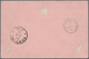 Curacao: 1890/91, Stationery Reply Card 5 C. (answer Card Unused) Sent From "CURACAO 10 1 1891" Via - Curacao, Netherlands Antilles, Aruba