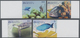 Dominica: 2009, Sea Animals (fishes With Shark, Turtle) Complete IMPERFORATE Set Of Four From Left O - Dominica (...-1978)