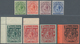 Falklandinseln: 1912/1914, KGV Definitives Part Set Of Eight Incl. ½d. To 2½d. And The Four High Den - Falkland Islands