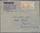 Falklandinseln: 1952/58, Four Air Letters At 6d Rate, Franked KGVI (1) Or QEII (3) On Army Form W301 - Falklandeilanden