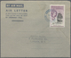 Delcampe - Falklandinseln: 1952/58, Four Air Letters At 6d Rate, Franked KGVI (1) Or QEII (3) On Army Form W301 - Falklandeilanden