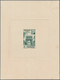 Französisch-Sudan: 1941, 1 F Green And 2.50 F Blue PETAIN Two Proofs On Papier 11,7x15,6 - Unused Stamps