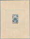 Französisch-Sudan: 1941, 1 F Green And 2.50 F Blue PETAIN Two Proofs On Papier 11,7x15,6 - Ongebruikt
