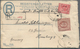 Goldküste: 1910 (19.5.), Registered Letter KEVII 2d.+1d. Brown Uprated With KEVII 1d. Red Used From - Goudkust (...-1957)