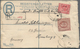 Goldküste: 1910 (19.5.), Registered Letter KEVII 2d.+1d. Brown Uprated With KEVII 1d. Red Used From - Gold Coast (...-1957)