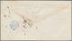 Haiti: 1865, Envelope With Rare Blue Cachet "BREMISCHES CONSULAT PORT AU PRINCE" And M/s "Pr. Packet - Haïti