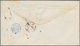 Haiti: 1865, Envelope With Rare Blue Cachet "BREMISCHES CONSULAT PORT AU PRINCE" And M/s "Pr. Packet - Haiti