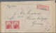 Hawaii: 1894 Registered + Advice Of Receipt Cover From Honolulu To Hemer, Germany Via San Francisco - Hawaï