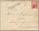 Hawaii: 1896, 5 C Red On Letter To USA With Black Two-liner "U.S. CHARGE TO COLLECT 10 CENTS" And Vi - Hawaï