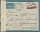 Italienisch-Ostafrika: 1940, 5 L + 2,50 L Brown, Single Franking On Preprinted Airmail Cover 'Via Al - Italienisch Ost-Afrika