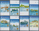 Kiribati (Gilbert-Inseln): 2013, Definitive Issue 'Ships' Complete IMPERFORATE Set Of 16 From Upper - Kiribati (1979-...)