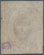 Kolumbien: 1861, New Granada UN PESO Rose, 4-margins, Good Quality, Manuscript Usage, Signed Sellsch - Colombia