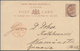 Lagos: 1890 (14.9.), Stat. Postcard QV 1½d Brown (139 X 89 Mm) Commercially Used From LAGOS To Neumü - Nigeria (...-1960)
