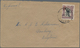 Liberia: 1906, 10 C Red Brown/black Bird (giant Turaco) Single Franking On Letter To England - Liberia