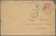 Marokko - Scherifische Post: 1913, 10 M Vermilion, Two Single Stamps, Each On Cover From French Occu - Morocco (1956-...)