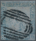 Mauritius: 1859, "Lapirot" TWO PENCE Blue, Worn Impression, Full Margins, Lower Left Corner Lightly - Mauritius (...-1967)