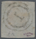 Mauritius: 1859, 2d. Blue, Worn Impression, Fine Used Copy Oblit. By Double Ring Numeral "1", Slight - Mauritius (...-1967)