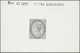 Mauritius: 1879/80. Queen Victoria 13c. Die Proof In Black On Glazed Card (92x60 Mm), Dated "Nov. 16 - Mauritius (...-1967)