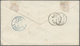 Mauritius: 1885 (13.4.), Stat. Envelope QV 8c. Milky-blue Commercially Used From Mauritius (duplex ' - Mauritius (...-1967)