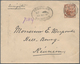 Mauritius: 1911 (10.11.), Stat. Envelope 'coat Of Arms' 36c. Brown Commercially Registered Usage Fro - Mauritius (...-1967)