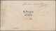Mexiko: 1869 Incoming Mail: Stampless Envelope With Tax-cancel "4" And M/s "14¼" + Red Franco-cds "B - Mexiko