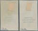 Mittelkongo: 1924/1930, AEF Overprints, Design "Coconut Palms", Two Imperforate Proofs In Colour "gr - Other & Unclassified