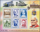 Nauru: 2002, 100 Years Catholic Church On Nauru Perforate And IMPERFORATE Miniature Sheets With Six - Nauru