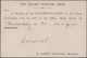 Neuseeland - Dienstmarken: 1889 (28.1.), Stampless 'On N.Z. Exhibition Business Only' Used With Squa - Dienstmarken